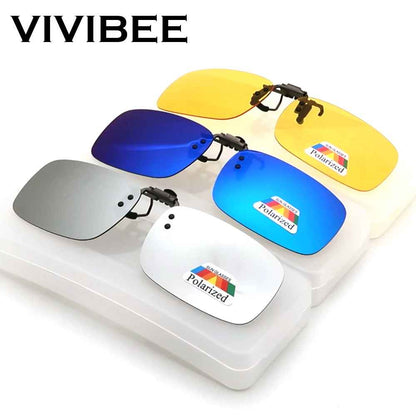Polarized flip up sunglasses with UV400 lenses
