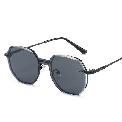 Removable Sunglasses Women Men Hexagon Glasses Clip On Lens Anti Blue Light Computer Glasses Dames 7000