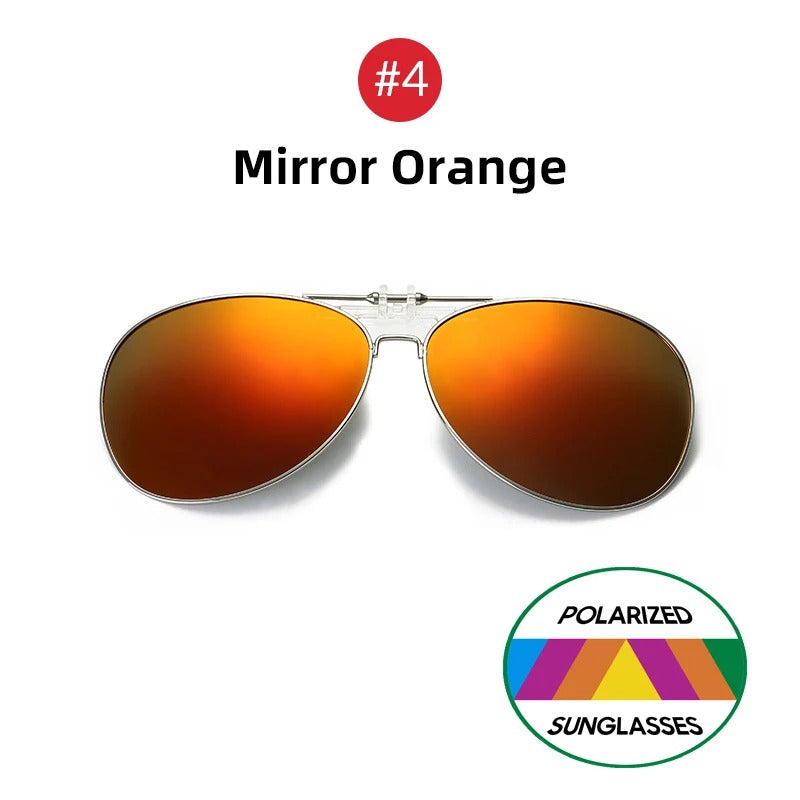 Luxury Aviator Clip-On Sunglasses – UV400 Elite Eye Protection