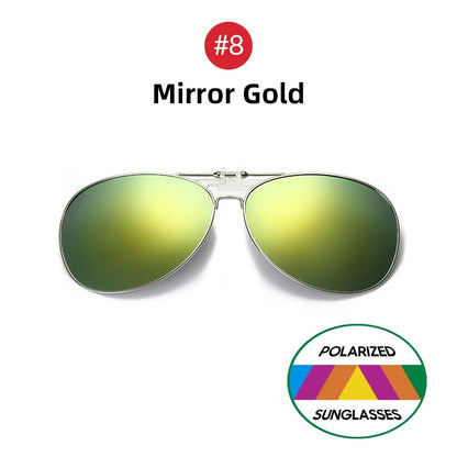 Luxury Aviator Clip-On Sunglasses – UV400 Elite Eye Protection