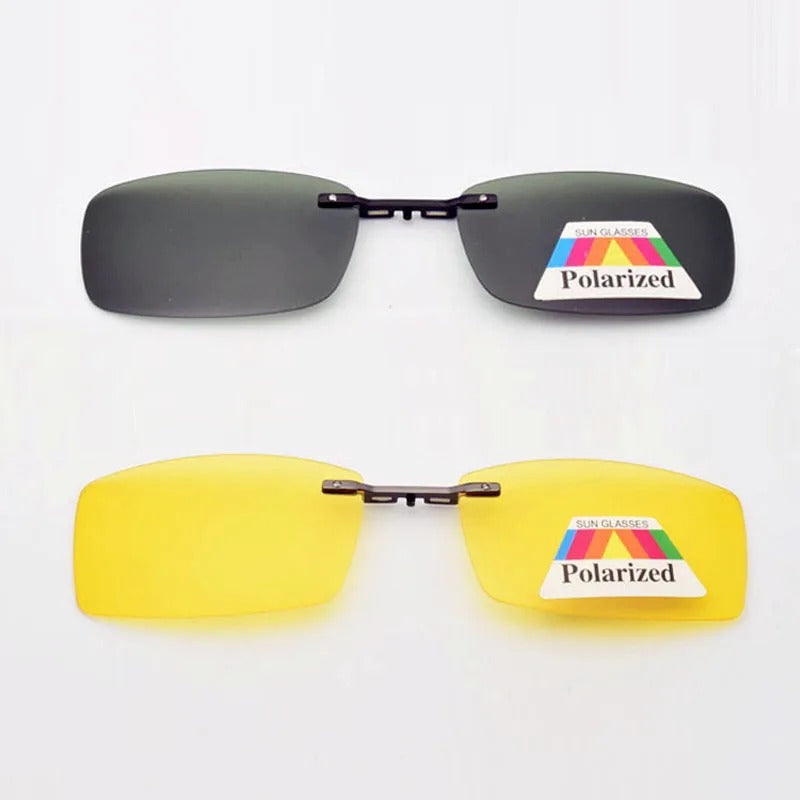 Rimless Glasses Eyeglasses Small Optical Spectacles Yellow Night Vision Goggles Magnetic Polarized Sunglasses Clip UV400 Goggles