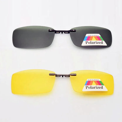Rimless Glasses Eyeglasses Small Optical Spectacles Yellow Night Vision Goggles Magnetic Polarized Sunglasses Clip UV400 Goggles