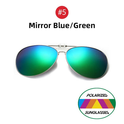 Luxury Aviator Clip-On Sunglasses – UV400 Elite Eye Protection