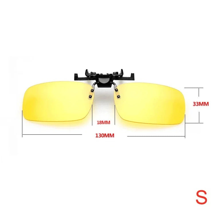 UV400 Clip-On Sunglasses – Premium Large Size for Glasses Wearers