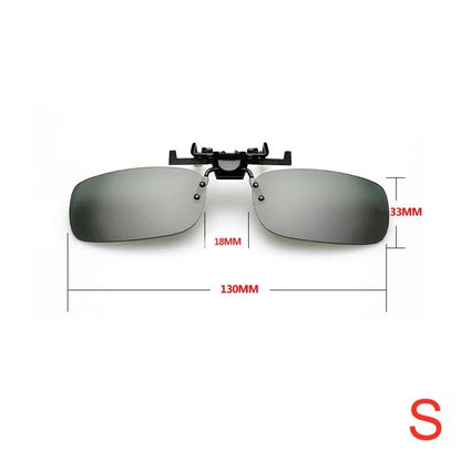 UV400 Clip-On Sunglasses – Premium Large Size for Glasses Wearers